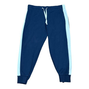 GAP Pants Mens Large Joggers Track Sweatpants Side Stripe Drawstring Athletic